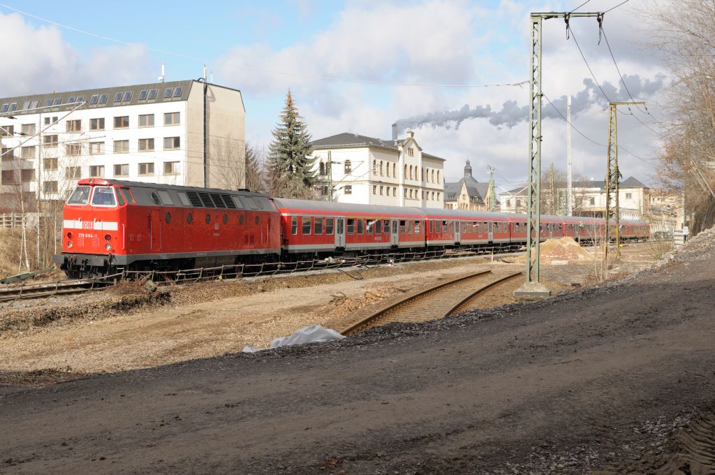 RE 16573 Weimar Chemnitz Fußballsonderzug