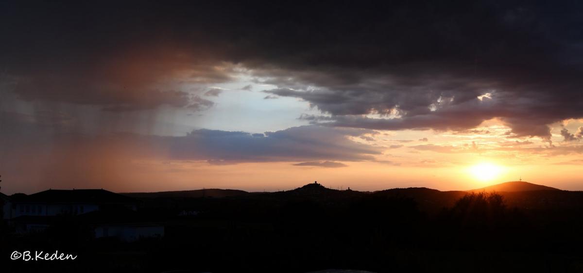 Regen vs Abendsonne