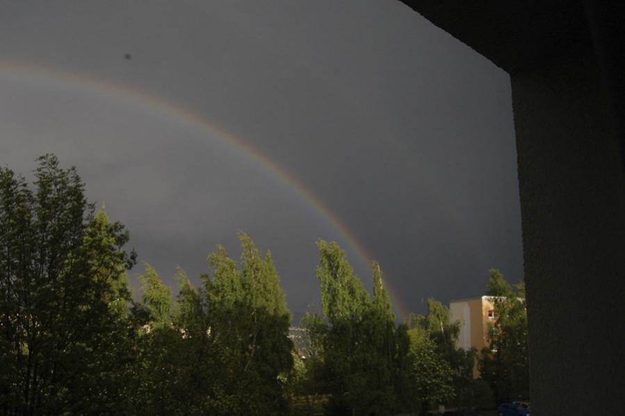 Regenbogen doppelt
