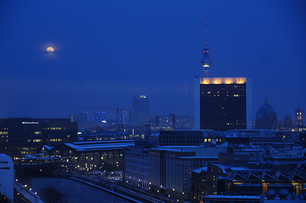 Reichstag blaue Stunde, Innenstadt