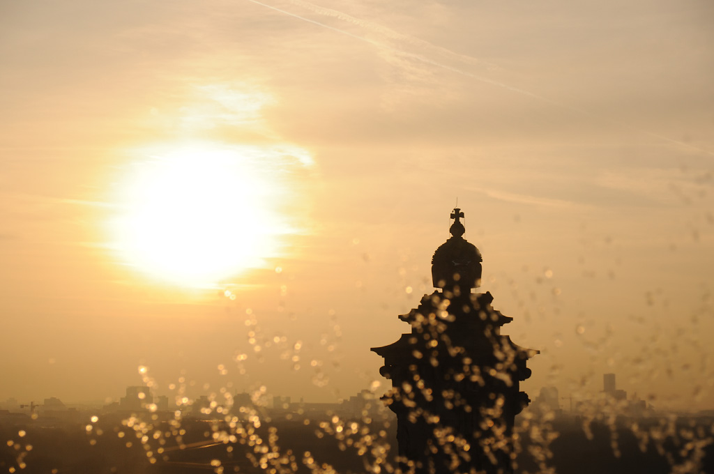Reichstag, Sonnenuntergang