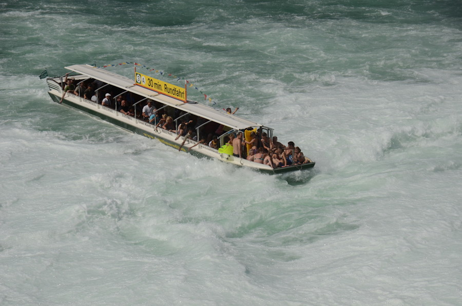 Rheinfall bei Schaffhausen, 20.08.2011. Nikkor 55-300 mm VR DX.