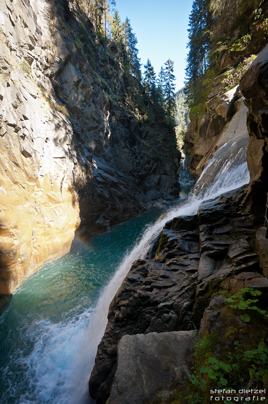 Rofflaschlucht - Blick vom Ende der Schlucht