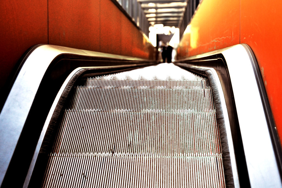 Rolltreppe Zeche Zollverein - 10/2009 -