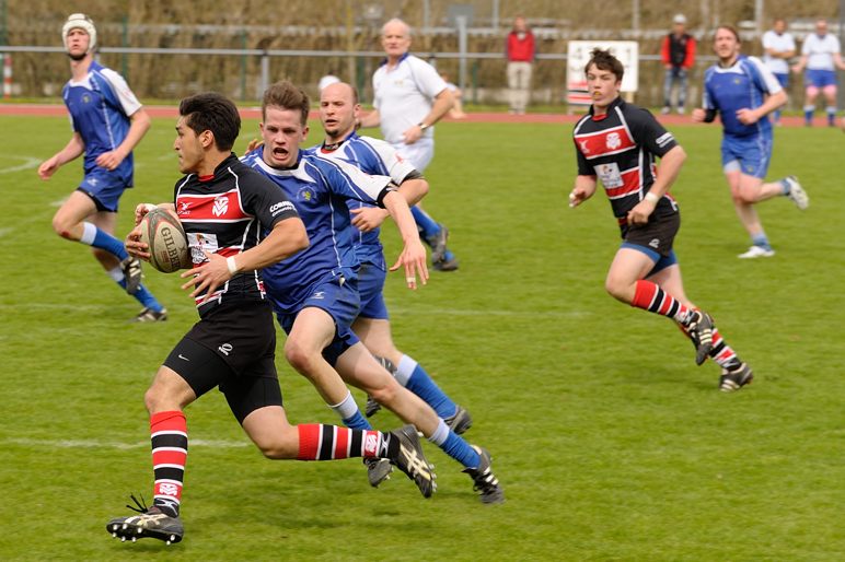 Rugby Memmingen Eagles gegen RFC München in Memmingen am 21.04.2012.