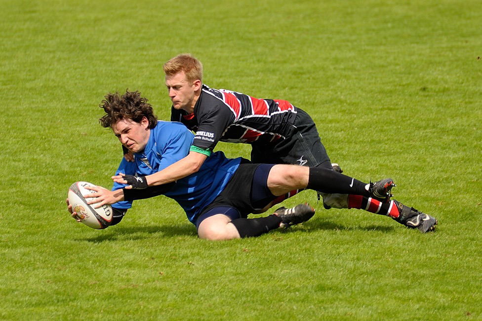 Rugby Spiel am 05.05.2012 in Memmingen. 
Memmingen Eagles gegen Stusta München II