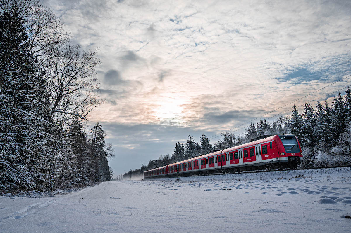 S-Bahn im Winter
