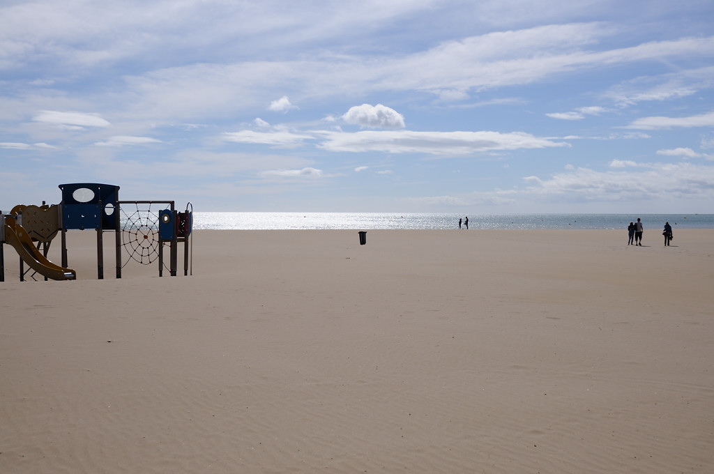 Saisonende am Strand von Narbonne Plage France
DSD 5888
