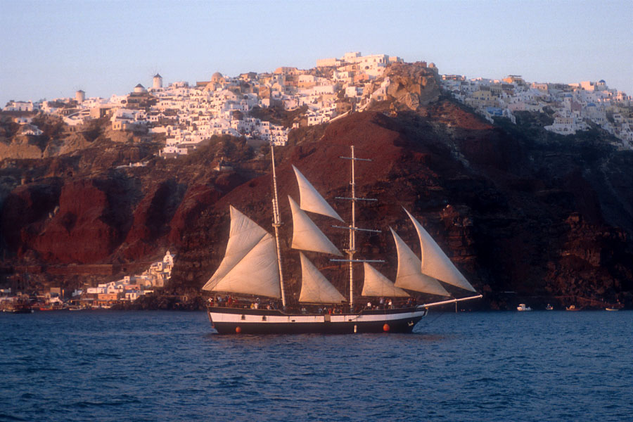 Santorin, Caldera vor Oia
