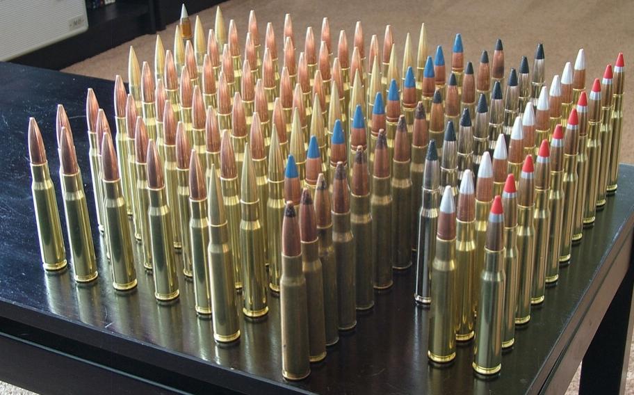 Scharfe Munition cal. 7,62 x 51 mm.