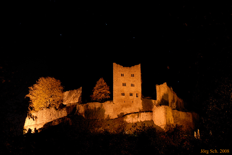 Schauenburg bei Nacht