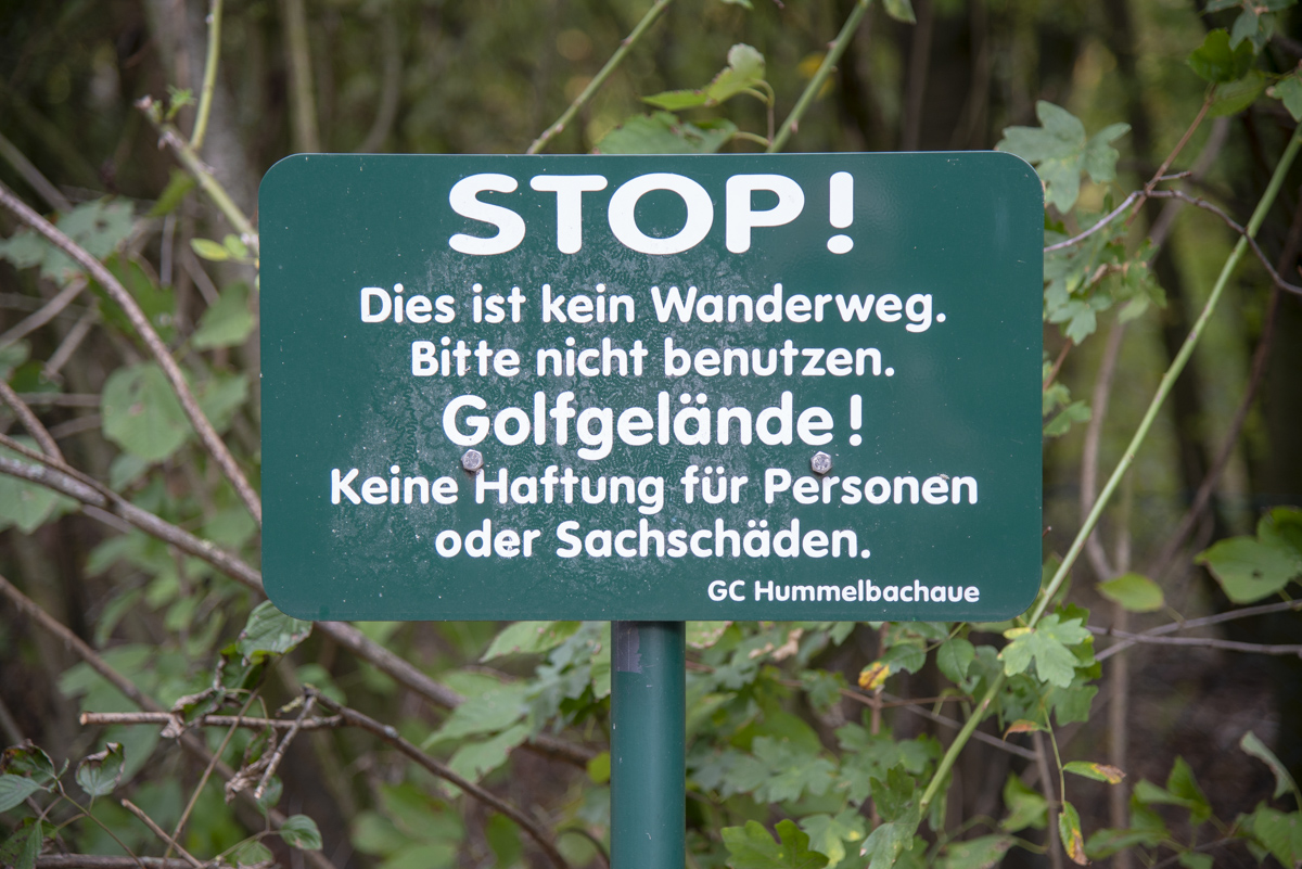 Schild Golf1