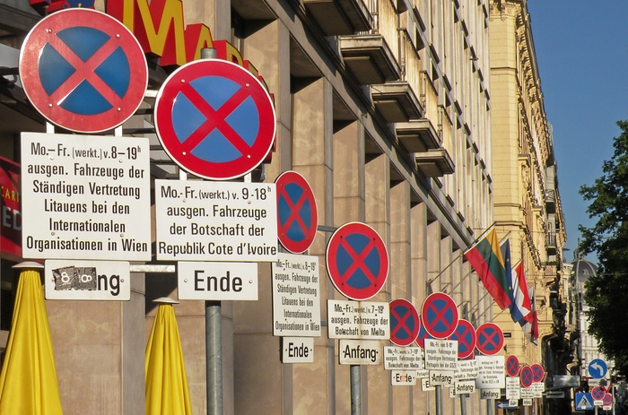 Schilderwald in Wien