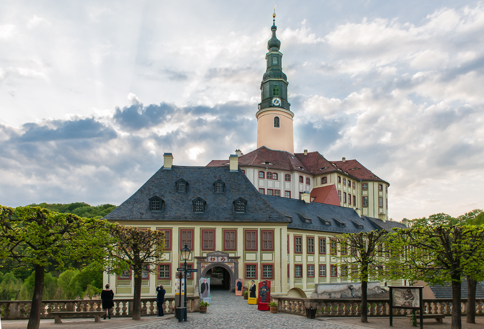 Schloß Wesenstein  Eingangsseite