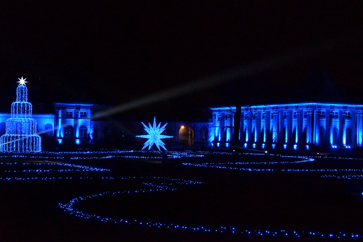 Schloss in blau
