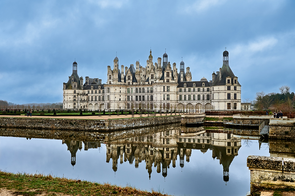 Schloss von Chambord an der Loire in Frankreich