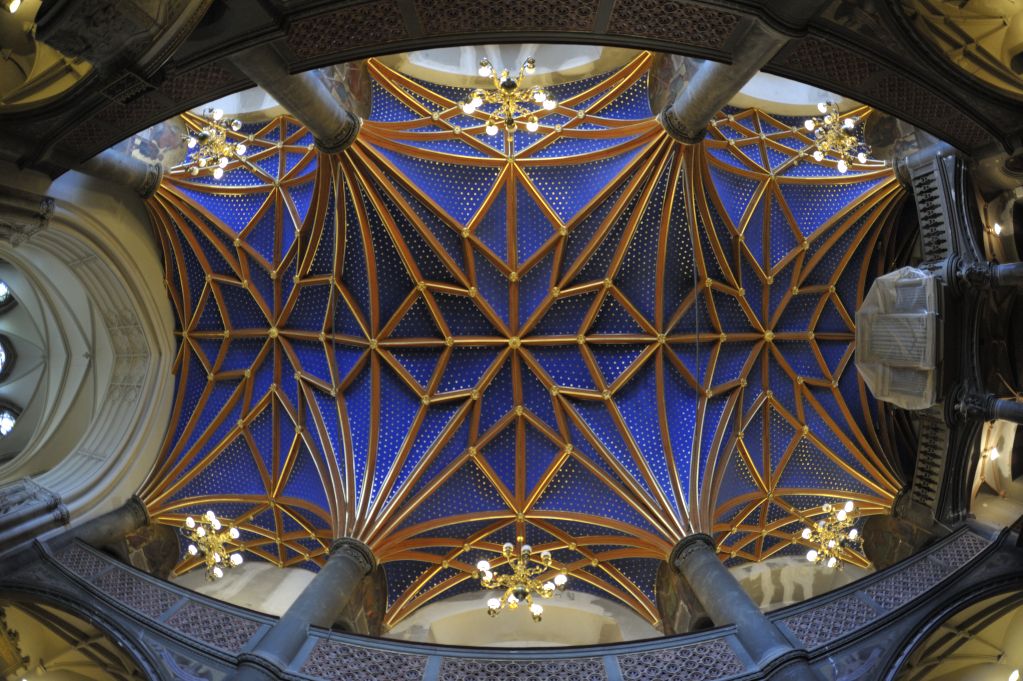 Schlosskapelle Decke Fisheye
