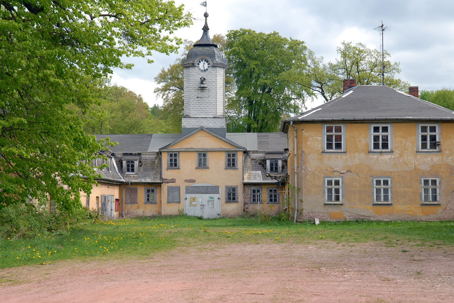 Schlosskapelle von Schloss Wilhelmsthal in Thüringen in der Nähe von Eisenach

 	Schloss Wilhelmsthal ist ein barockes Lustschloss, umgeben von schöns