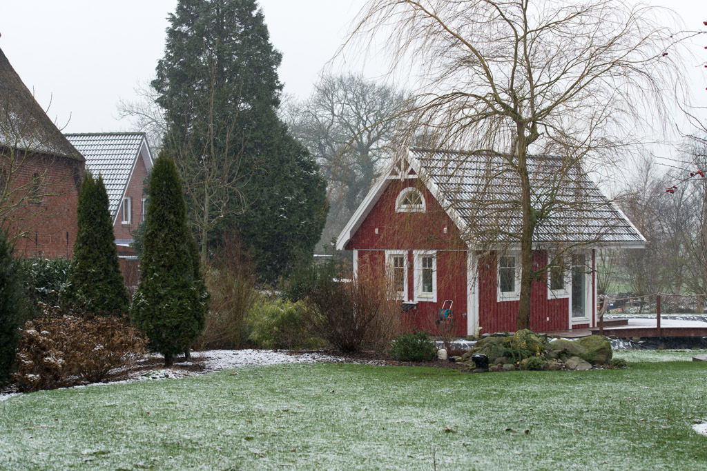 Schnee in Wiemsdorf