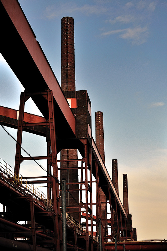 Schornsteine - 11/2009 Kokerei Zollverein -
