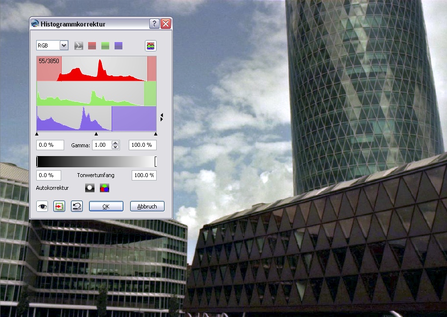 Screenshot Histogramm