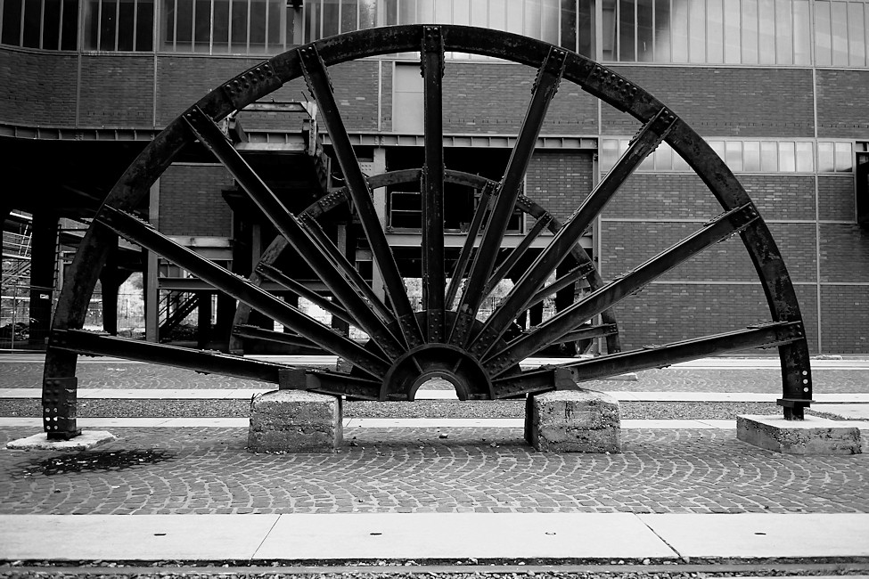 Seilscheiben Zeche Zollverein -11/2009 -