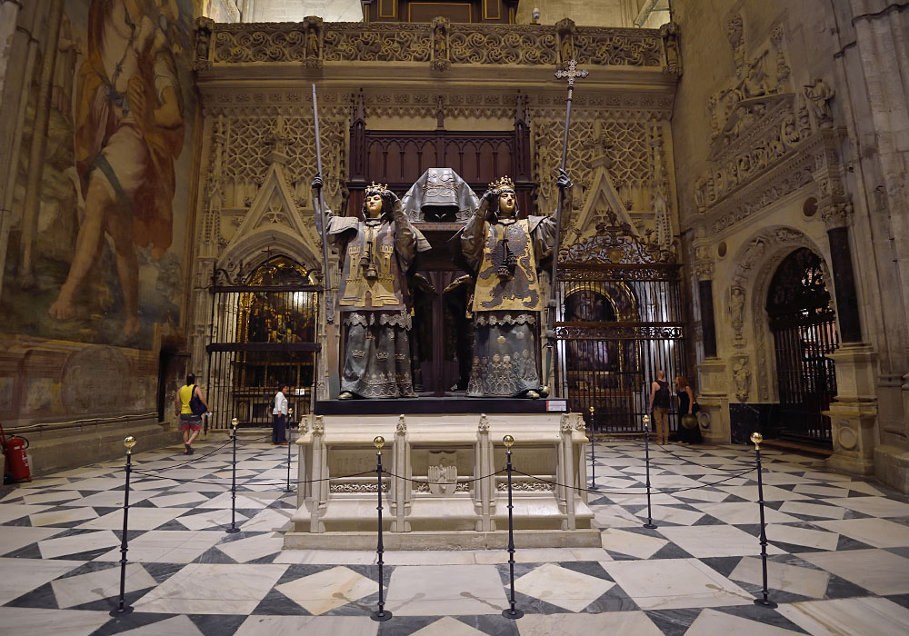Sevilla Kathedrale, Grabmal Christoph Kolumbus