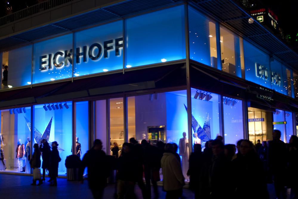 Shopping bei Nacht