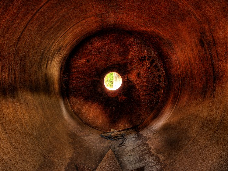Silo Innenansicht
