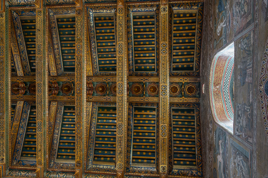 Sizilien 23 Monreale Kathedrale-Decke-30.jpg