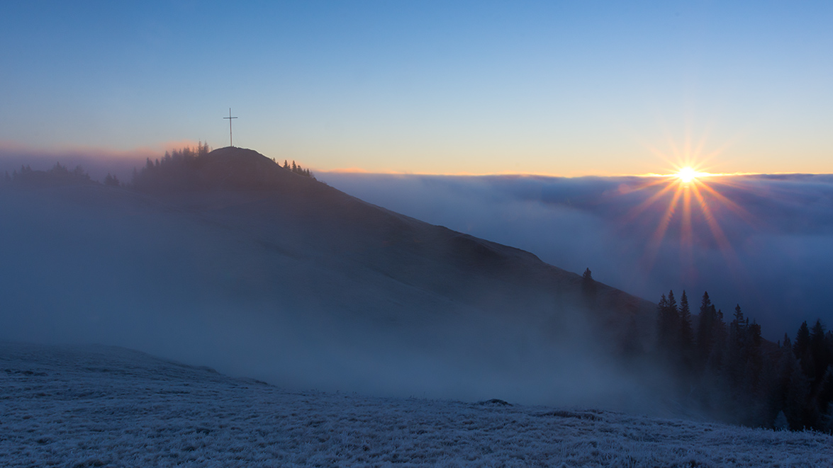 Sonnenaufgang am Brandkogel