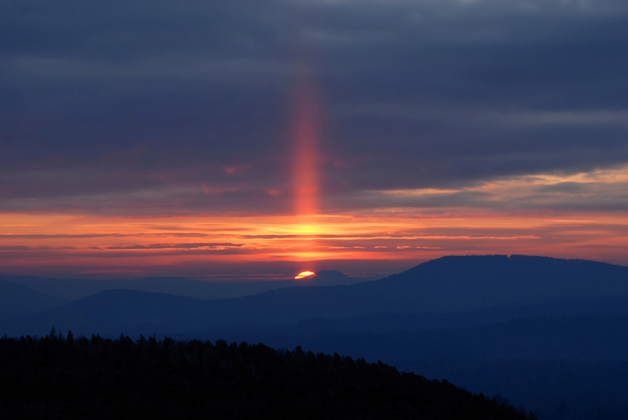 Sonnenaufgang Strahl