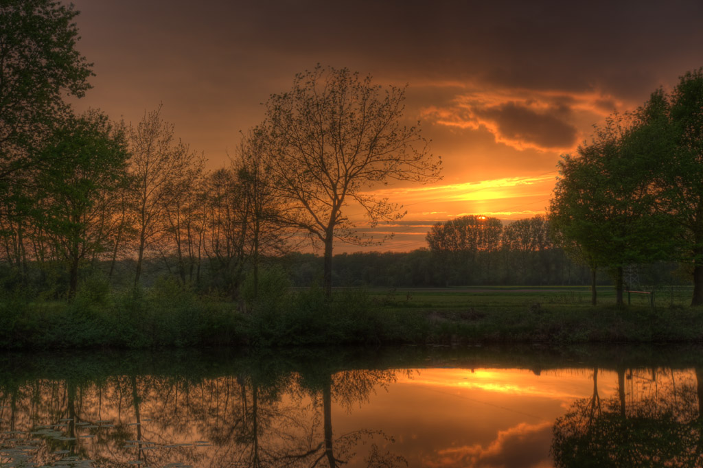 Sonnenunter Merkmalbasiert
