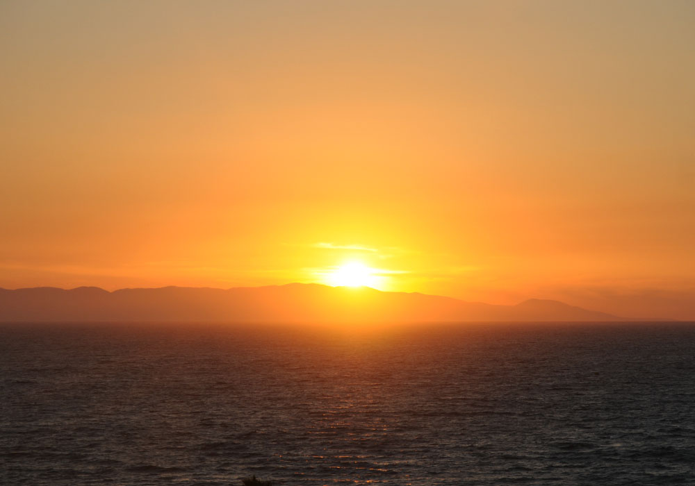 Sonnenuntergang über Zakynthos 1