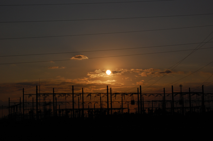 Sonnenuntergang 6 Uhr Abends
