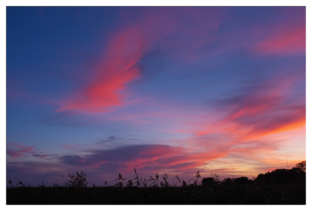 sonnenuntergang am dritten abend