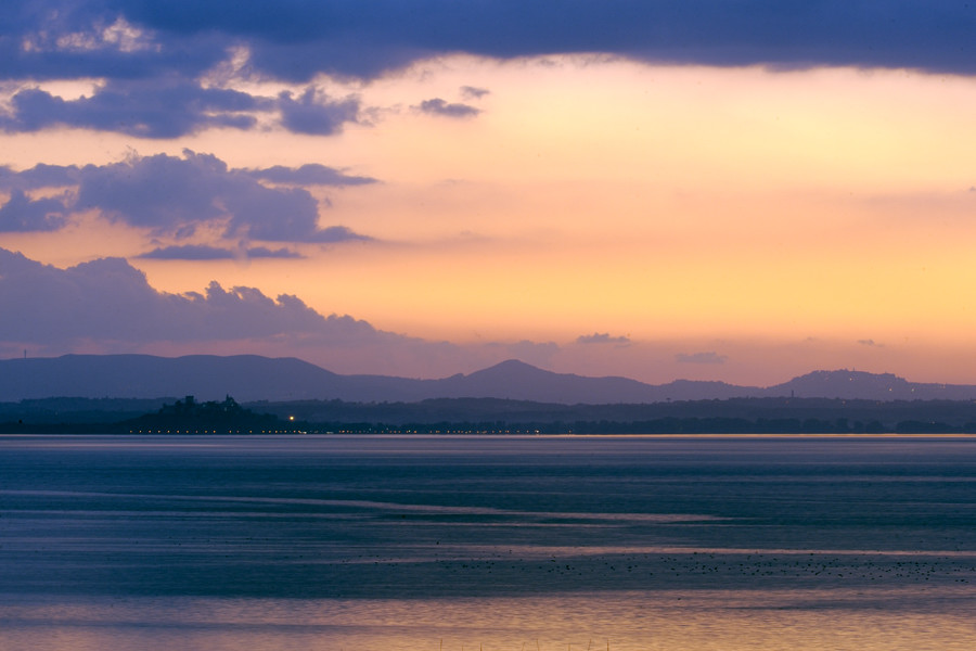 Sonnenuntergang am Lago Trasimeno 3