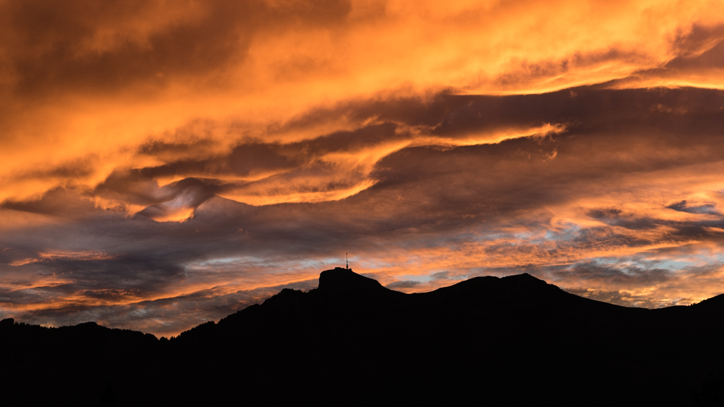 Sonnenuntergang im Sommer 2016