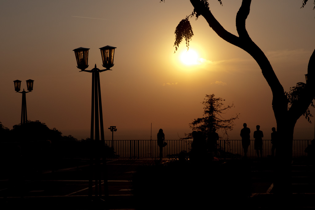 Sonnenuntergang in Frascati