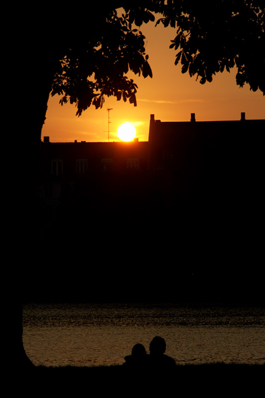 Sonnenuntergang in Kopenhagen