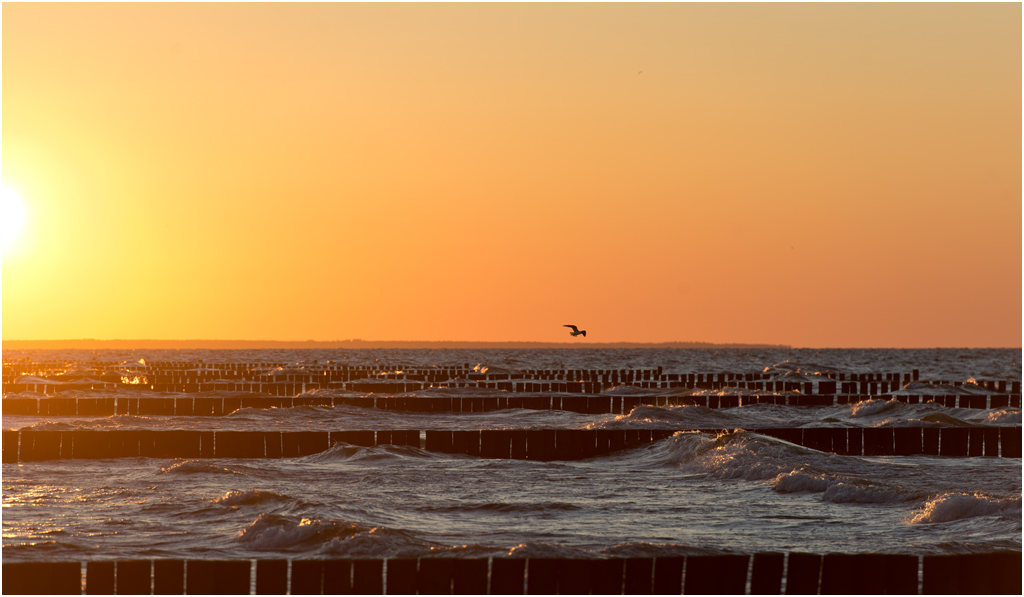 sonnenuntergang in Koserow