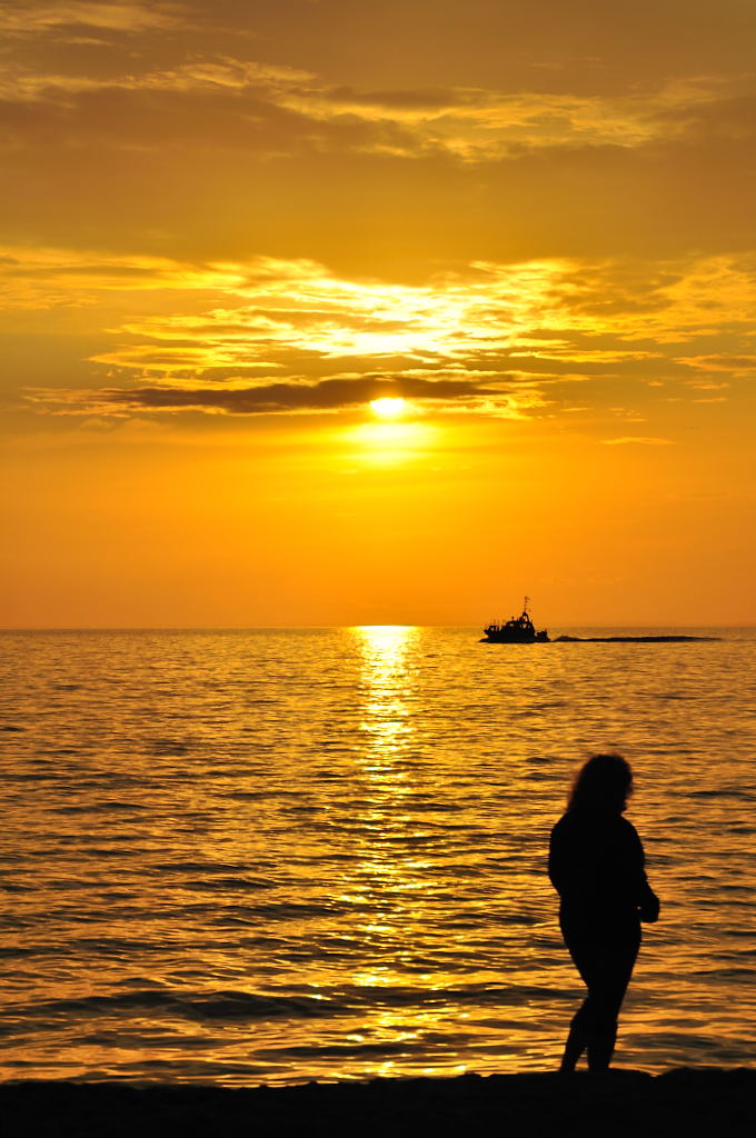 Sonnenuntergang Insel Poel