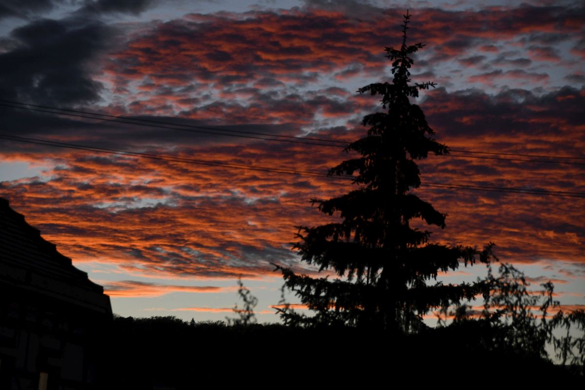 Sonnenuntergang mit Wolken 3