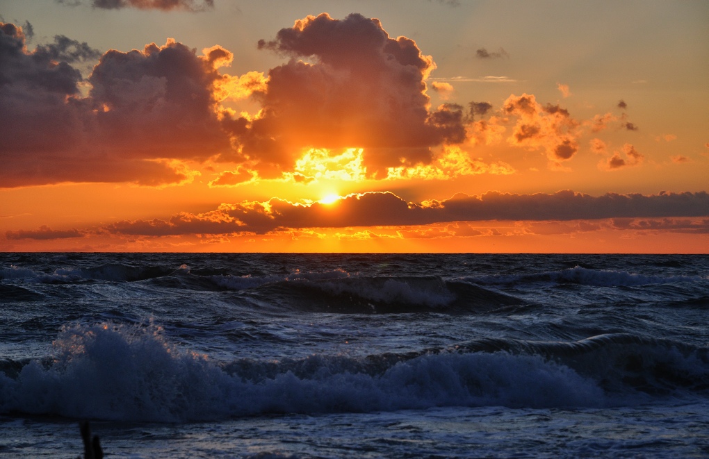 Sonnenuntergang Weststrand