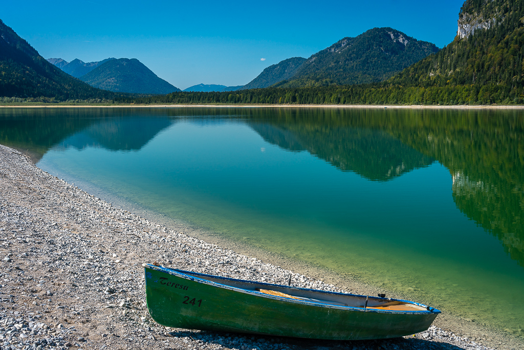Spätsommertag Sylvensteinsee