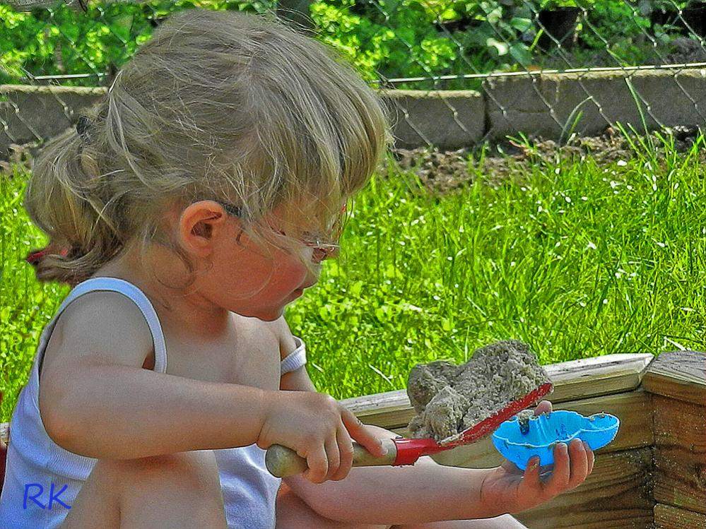 Spielen im Sand