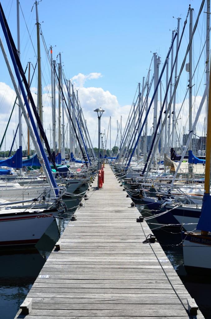 Sportboote in Heiligenhafen
