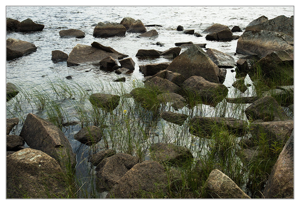 steine im wasser