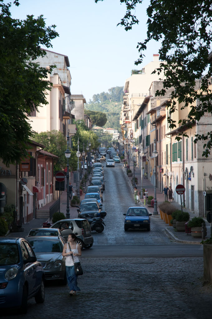 Straße in Grottaferrata
