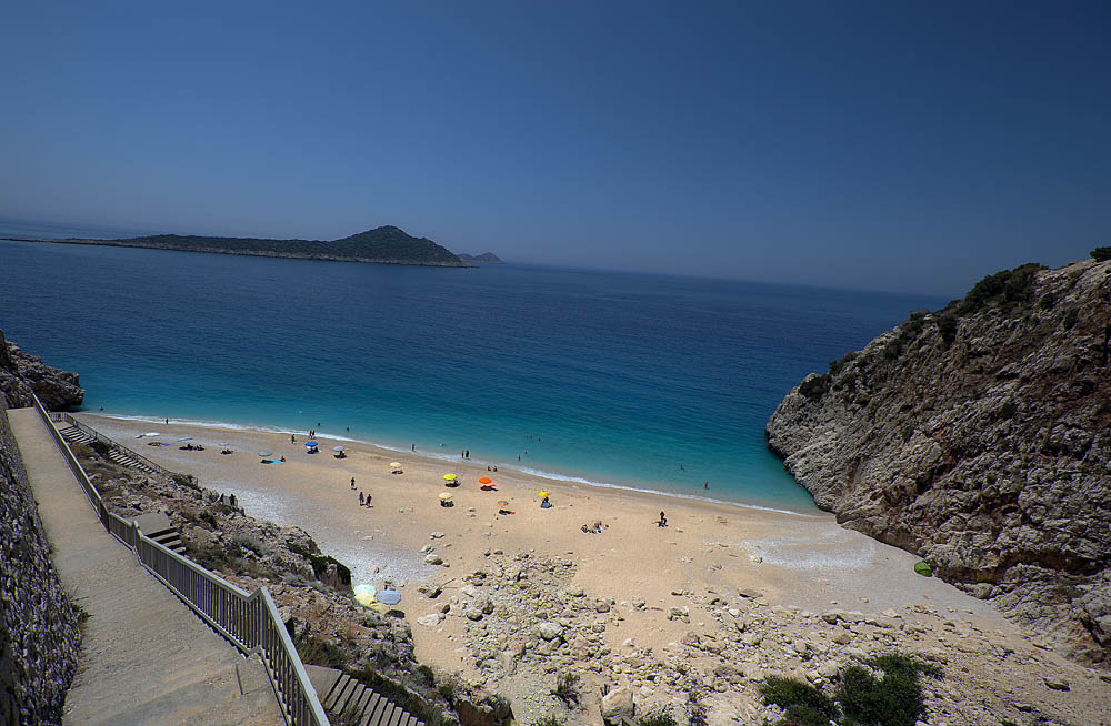 Strand auf dem Weg zwischen Fethiye und Cesme